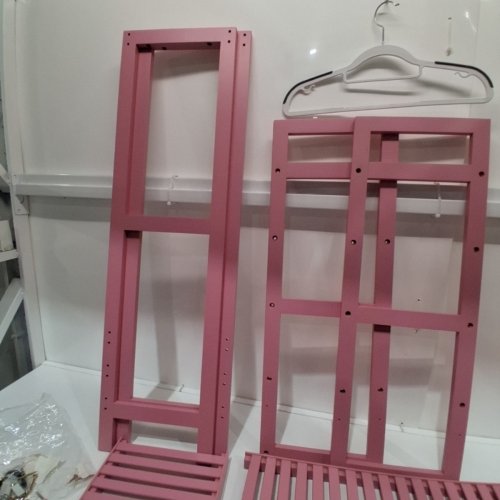 SMIBUY BATHROOM OVER TOILET STORAGE SHELF - 67" X 10.2" X 24.8" - PINK (MODEL:SBOTRPK01) image 5