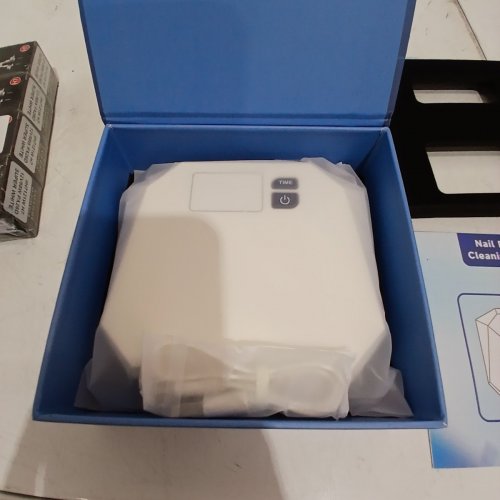 NAIL FUNGUS CLEANING DEVICE WITH 15 DUAL-WAVELENGTH LEDS - WHITE image 2