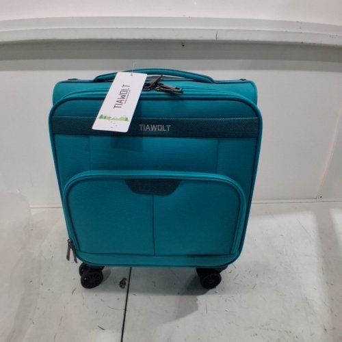 TIAWOLT UNDERSEAT CARRY ON LUGGAGE WITH WHEELS SOFT SIDE LIGHTWEIGHT BUSINESS TRAVEL 16" -TEAL image 2