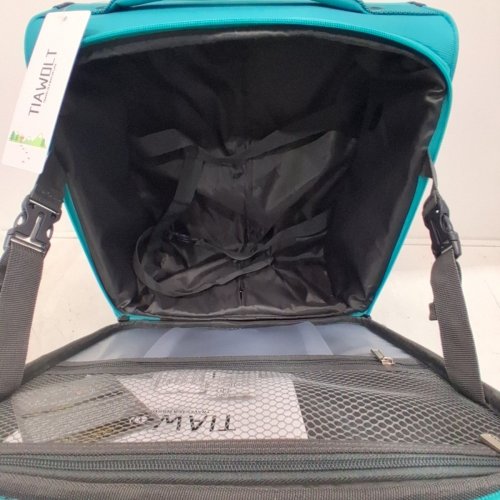 TIAWOLT UNDERSEAT CARRY ON LUGGAGE WITH WHEELS SOFT SIDE LIGHTWEIGHT BUSINESS TRAVEL 16" -TEAL image 5