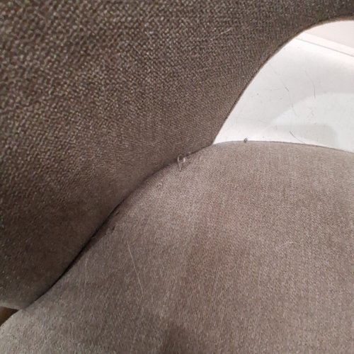 2PK MODERN UPHOLSTERED CHAIR - BROWN image 5