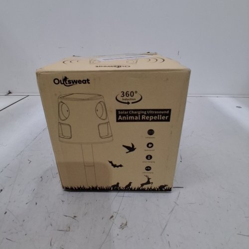 OUTSWEAT SOLAR CHARGING ULTRASONIC ANIMAL REPELLER - GREEN image 4