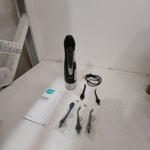 COSLUS ORAL WATER IRRIGATOR WITH FIVE TIPS - 300ML TANK - BLACK (MODEL: C20) image 3