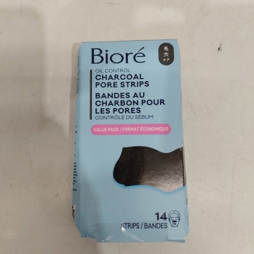 14PK BIORÉ DEEP CLEANSING CHARCOAL PORE STRIPS VALUE PACK - BLACK (MODEL: VES53) image 4