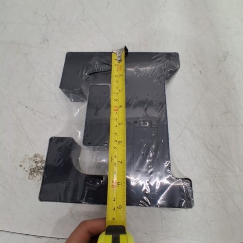 LIGHT-UP LED MARQUEE LETER "E" - 9" - BLACK image 3