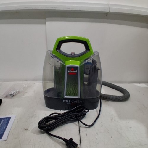 BISSELL LITTLE GREEN PORTABLE DEEP CLEANING VACUUM - 37OZ TANK MAX - GREEN/GREY (MODEL : 2513B) image 4