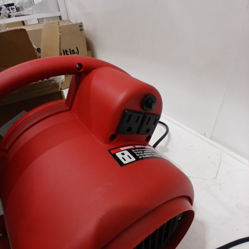 KING CANADA 3 SPEED HIGH VELOCITY AIR MOVER - 550CFM - 120V - RED - (MODEL:8500AM) image 4