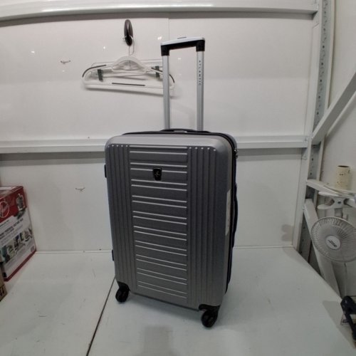 ATLANTIC ACCLAIM HARDSIDE EXPANDABLE SPINNER CARRY ON LUGGAGE SUITCASE, 24", SILVER, image 2