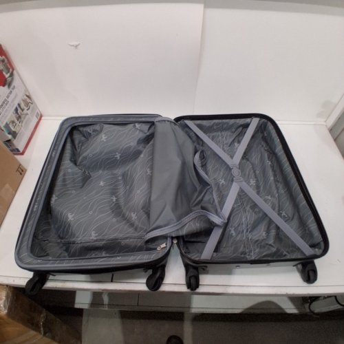 ATLANTIC ACCLAIM HARDSIDE EXPANDABLE SPINNER CARRY ON LUGGAGE SUITCASE, 24", SILVER, image 4