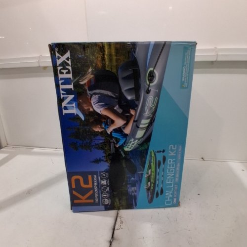 INTEX K2 CHALLENGER 2-PERSON INFLATABLE KAYAK - GREEN (MODEL: 68306NP) image 5