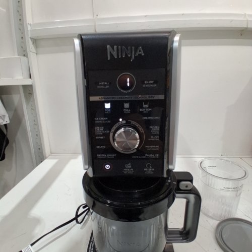 NINJA CREAMI DELUXE 11-IN-1 DIGITAL FROZEN TREAT MAKER - MAKES 24OZ PINTS - SILVER (MODEL: NC501C) image 2
