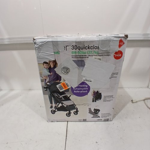 SUMMER BY INGENUITY 3DQUICKCLOSE CS+ COMPACT ONE TOUCH FOLDING STROLLER - 50LBS MAX - GREY/BLACK (MODEL: 31900) image 9