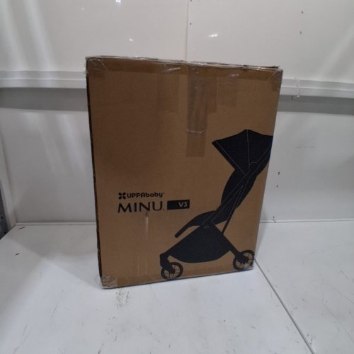 UPPABABY MINU V3 TRAVEL STROLLER, LIGHTWEIGHT + COMPACT DESIGN. ONE-HAND FOLD + UNFOLD - SAVANNAH (MODEL: 0803-MIN-NA-SAV) image 5