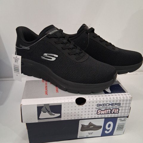 MENS SKETCHERS ARCH COMFY 2.0 SNEAKER - SIZE 9 - BLACK (STYLE: 1998908) image 2