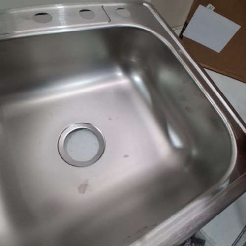 ELKAY DAYTON DROP IN KITCHEN SINK - 25" X 22" - STAINLESS STEEL (MODEL: D125214) image 3