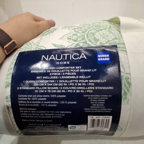 3PC NAUTICA COMFORTER SET - QUEEN - ELMWOOD FLORAL (MODEL: 1706585) image 4