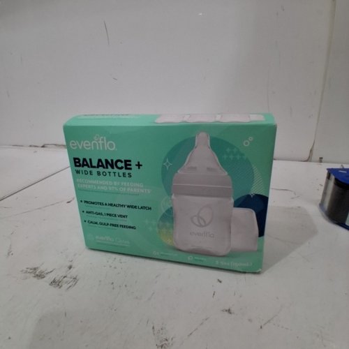 3PK EVENFLO BALANCE + WIDE BOTTLES & BPA-FREE PLASTIC - 5 OZ - CLEAR image 2