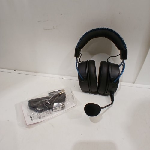 MPOW AIR WIRELESS GAMING HEADSET WITH NOISE CANCELLING MIC - 17HR PLAYTIME - BLACK/BLUE (MODEL: BH415A) image 2