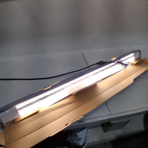 KODA MODERN DIRECTIONAL SHOP LIGHT WITH MOTION SENSOR - 6000 LUMENS - 45.6"X2.9" - WHITE (MODEL:1862499) image 2