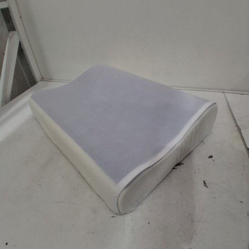 SEALY CONTOURED COOLING GEL MEMORY FOAM PILLOW - STANDARD - WHITE/BLUE (MODEL: 1845020) image 2