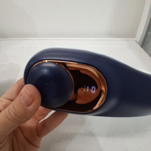 KIDEE PORTABLE RECHARGEABLE NECK FAN WITH LED DISPLAY - NAVY image 2