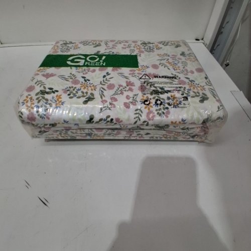 4PC GO! GREEN FLORAL BED SHEET SET - FULL SIZE - MULTICOLOR image 3