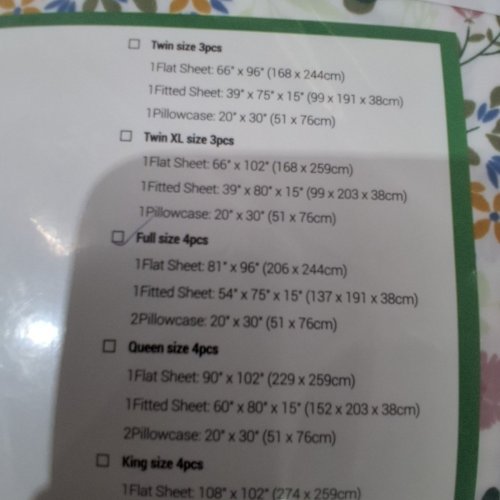 4PC GO! GREEN FLORAL BED SHEET SET - FULL SIZE - MULTICOLOR image 4