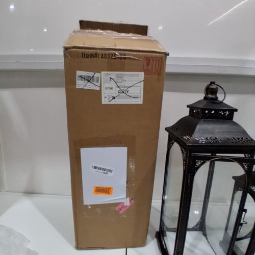 3PC TRIROCKS VINTAGE DECORATIVE METAL CANDLE LANTERNS - 19.5"/14"/10" - BRONZE/BROWN/BLACK (MODEL: 40325-BR) image 5