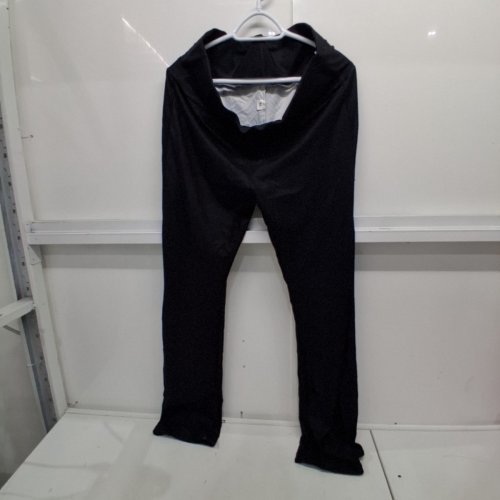 WOMEN'S HIGH WAIST LOOSE FIT CASUAL PANTS - EXTRA LARGE - BLACK image 2