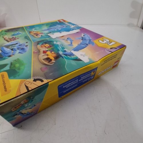 542PC LEGO CREATOR 3-IN-1 SEA ANIMALS BEAUTIFUL DOLPHINS BUILDING SET (MODEL: 31385) image 3