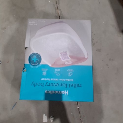 HOMEDICS BUBBLE BLISS DELUXE FOOTBATH WITH 3 MASSAGE ATTACHEMENTS, HEAT MAINTENANCE AND SPLASH GUARD - PINK AND WHITE (MODEL: FB-52JA) image 5
