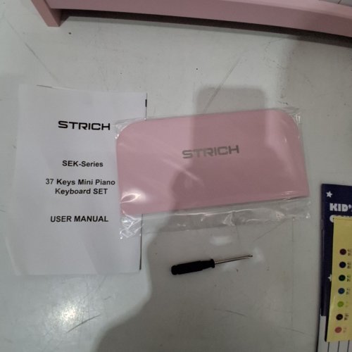 STRICH 37-KEY MINI PIANO KEYBOARD - 21" X 11" - PINK (STYLE: SEK-SERIES) image 3