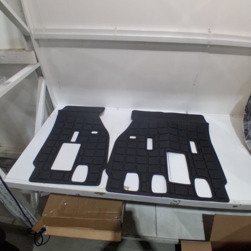 SANBAN-AXE CARGO AND BACKREST FLOOR MATS FOR 2021-2025 TOYOTA SIENNA 7/8 SEATS - BLACK image 2