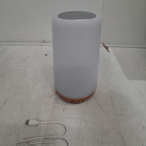 RECHARGEABLE LED CORDLESS WATERPROOF LAMP WITH REMOTE - 6" - WHITE/WOOD image 4