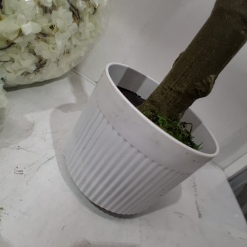 ARTIFICIAL CHERRY BLOSSOM TREE - 6FT - WHITE image 3
