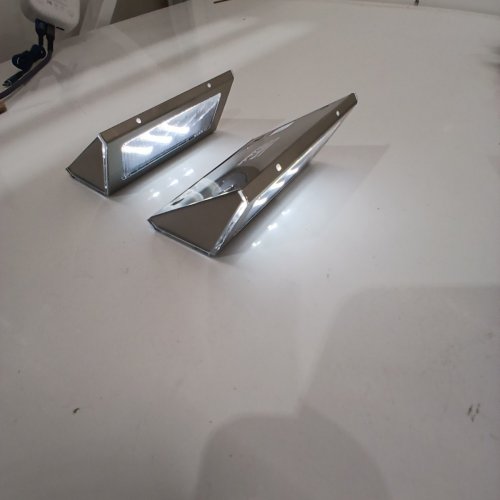 2PK JACKY LED SOLAR STEP LIGHTS - 30 LIGHTS - SILVER image 3