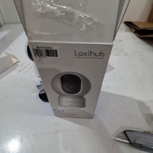 LAXIHUB 360° VIEW 2K SMART CAMERA WITH PHONE APP, PAN/TILT, MOTION & SOUND DETECTION, NIGHT VISION, TWO-WAY AUDIO, WORKS WITH ALEXA - (MODEL: P2T) image 4