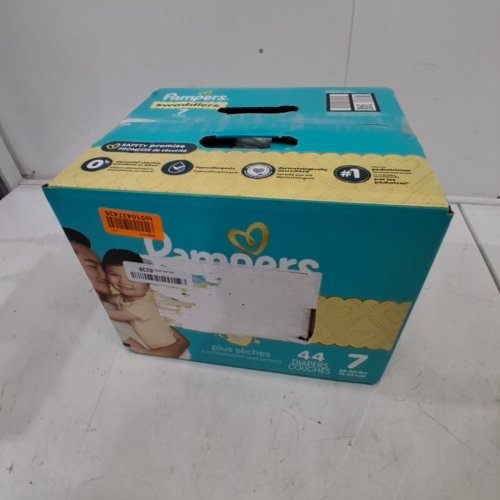 38PK PAMPERS SWADDLERS DISPOSABLE DIAPERS - SIZE 7 (41LBS+) image 4