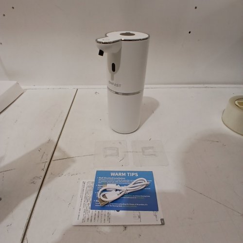 OHIFAST AUTOMATIC SOAP DISPENSER - 380 ML, 5 V, 1.5W, 4.25" X 2.95" X 7.68" - WHITE (MODEL: P18) image 2
