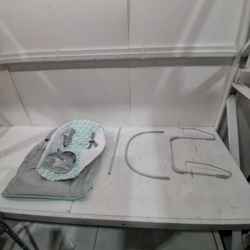 INGENUITY 3-IN-1 KEEP COZY GROW WITH ME VIBRATING BABY BOUNCER, ROCKER & CHAIR - 40LBS CAPACITY - WEAVER THEME GREY/WHITE/GREEN (MODEL: ‎12428) image 5