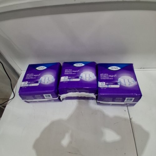 36PK TENA PROSKIN STRETCH NIGHT OVERNIGHT BRIEFS - LARGE/EXTRA LARGE - WHITE image 2