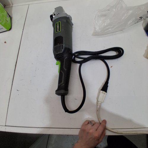 GENESIS CORDED ANGLE GRINDER WITH 3-POSITION SIDE HANDLE - 15 AMP - 8,500 RPM - 7" - GREY/BLACK (MODEL: GAG1570) image 2