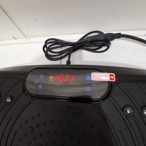 TAEVNO BLUETOOTH VIBRATION PLATE EXERCISE MACHINE WITH REMOTE - 450LBS CAP - BLACK image 2