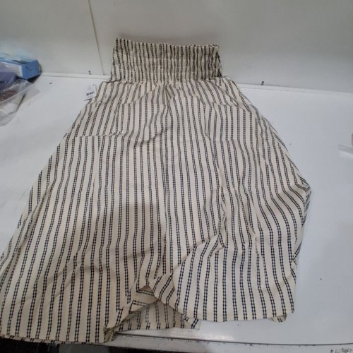 WOMENS GEORGE PRINTED MAXI SKIRT - EXTRA SMALL - BEIGE/BLACK image 3