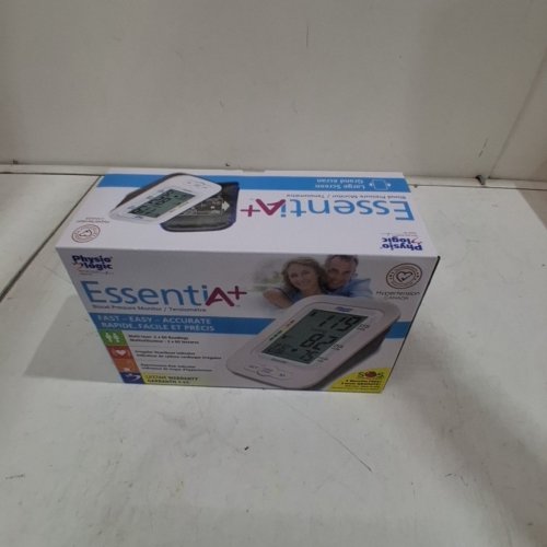 PHYSIO LOGIC ESSENTIA+ DIGITAL BLOOD PRESSURE MONITOR - WHITE/GREY (MODEL: REV8 0524) image 5