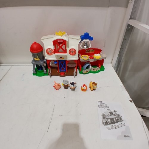 KID'S FISHER-PRICE LITTLE PEOPLE TODDLER LEARNING TOY CARING FOR ANIMALS FARM PLAYSET WITH SMART STAGES FOR PRETEND PLAY - MULTICOLOR (MODEL: JBH64) image 2