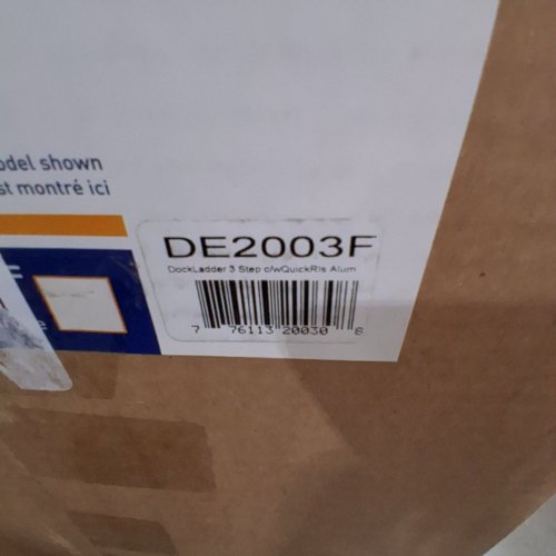 DOCK EDGE DOCK LADDER - 4 STEP - SILVER (MODEL: DE2003F) image 2