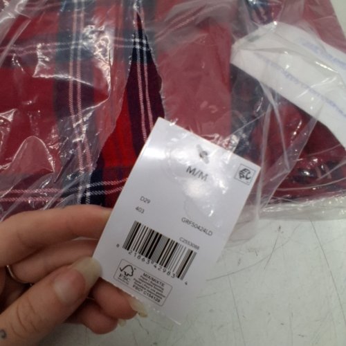 MEN'S GEORGE PLAID WOVEN FLANNEL SLEEP PANTS - MEDIUM - RED image 2
