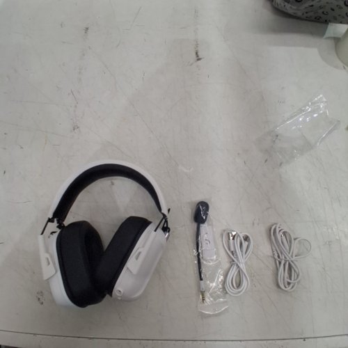 LOW LATENCY WIRELESS GAMING HEADSET WITH 2.4G USB ADAPTER - WHITE / BLACK (MODEL: CAPTAIN 500) image 3