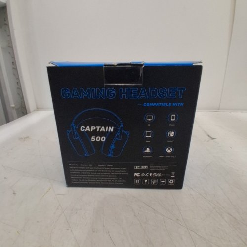 LOW LATENCY WIRELESS GAMING HEADSET WITH 2.4G USB ADAPTER - WHITE / BLACK (MODEL: CAPTAIN 500) image 8